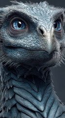 神話の生き物：細部まで作り込まれたドラゴンの肖像