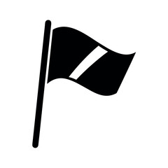 Flag Checkpoint Symbol Icon Vector Illustration