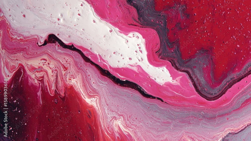 Poster abstract paint color background. exoplanet cosmic sea pattern, paint stains. marbleized effect. back