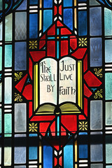 Stained Glass Luther Quote