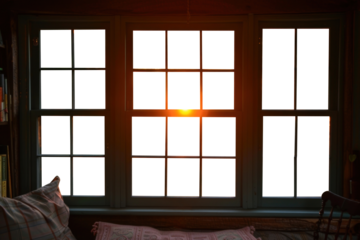 PNG Window see sunset furniture room architecture.