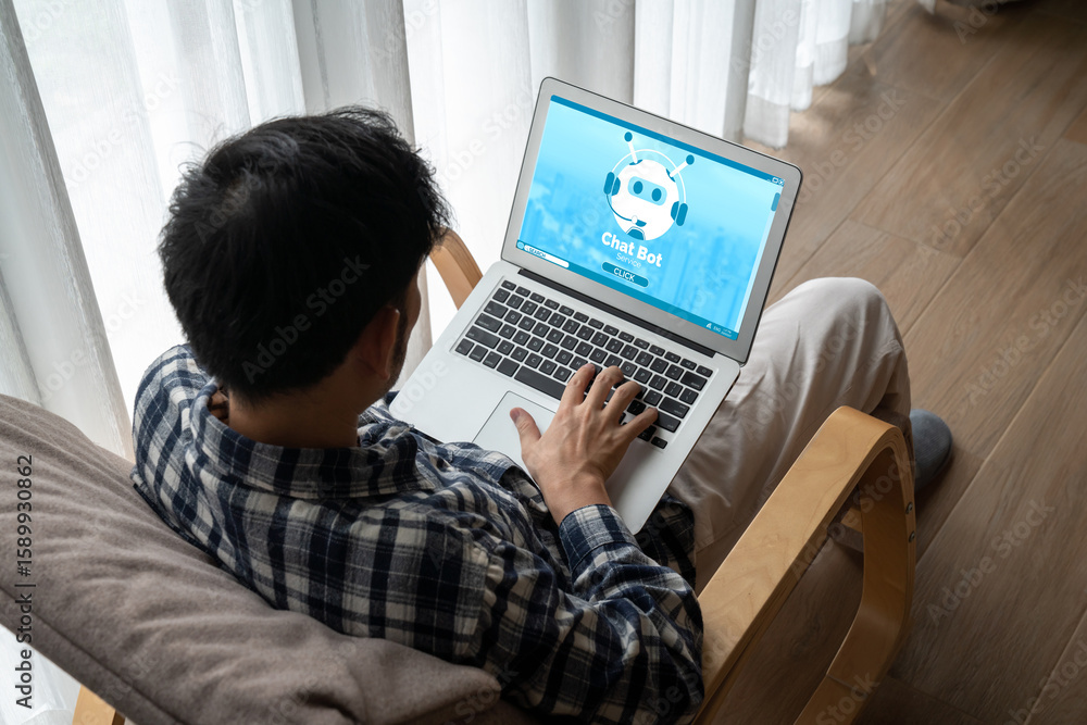 Poster chatbot software application for modish online business that automatically reply to customer questio