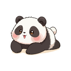Cute Baby Panda Clipart 07
