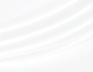 Obraz premium Smooth, flowing white lines