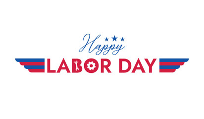 Happy Labor day Card banner  background concept Vector illustration