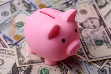 USA money, cash paper dollars, american business and financial transactions. Cash dollars