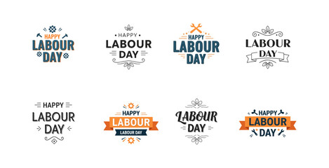 Happy Labor labour Day Typography – Artistic Calligraphy Illustration