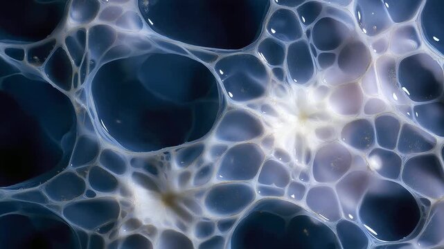 Revealing Nano-Structure in Biofilm Layers under Controlled Conditions