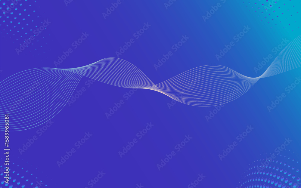 Poster abstract background with flowing lines. dynamic waves.