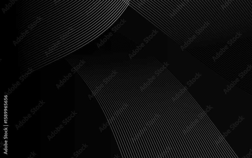 Poster abstract digital wave of particles. futuristic point wave.