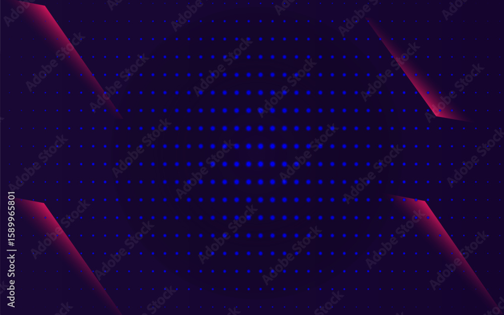 Poster abstract digital wave of particles. futuristic point wave.