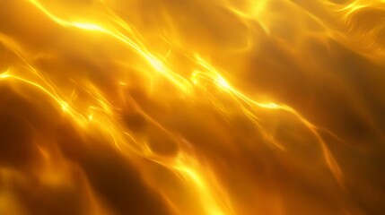 Abstract Golden Light Streaks Background with Dynamic Flowing Design