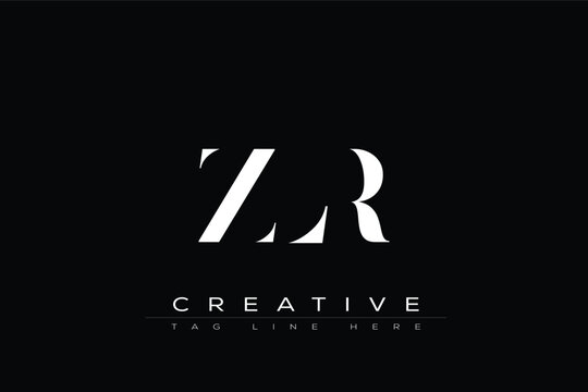 ZLR abstract letter logo design. This logo is designed by three abstract letters.