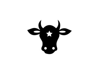 Cow line icon set, outline style icon for web site or mobile app, animals and livestock, vector illustration on white background