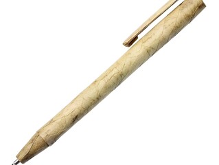 Unique Beige Paper Pen Stationery Design, Eco-Friendly Writing Tool