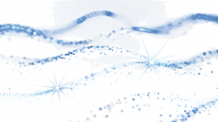 Abstract Winter Sparkle Waves