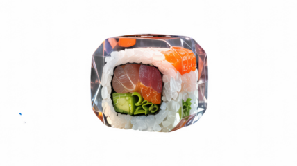 Frozen Sushi Roll Art