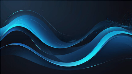 Flowing Purple Smoke with Abstract Light Waves Background