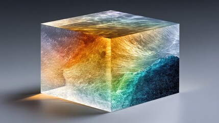 Encapsulated Ocean: A Cubic Representation of Marine Depths