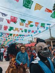 Fototapeta premium Xantolo/Día de Muertos en pueblo de México