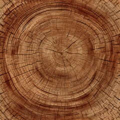 Fototapeta premium Timeless tree ring patterns vertical perspective 6k wood texture natural environment close-up view