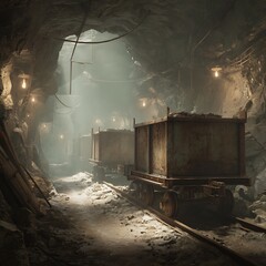 Golden Wheat Field with Trees Under a Blue Sky