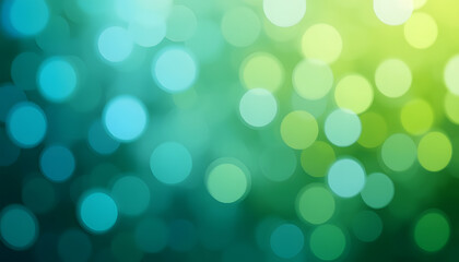Photo of a soft green and blue bokeh background