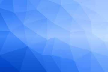 Abstract geometric background featuring shades of blue with a polygonal design
