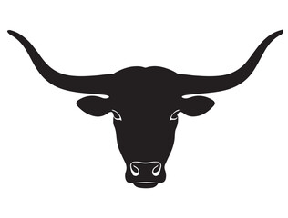 LONGHORN HEAD SILHOUETTE