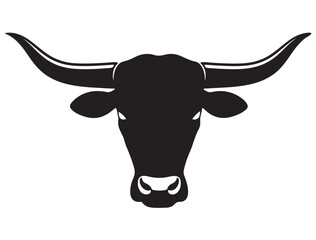 LONGHORN HEAD SILHOUETTE