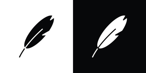 Light weight icon vector flat symbol, glyph sign. icon concept illustration © Annimo