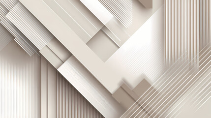 Fototapeta premium Illustrate an elegant corporate background with layered, offset rectangular patterns and thin linear accents, perfect for a professional brochure. offset lines. Illustration
