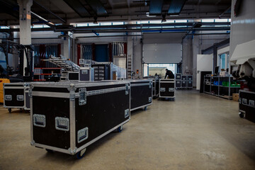 Event Logistics Essentials: From Cases to Rigging, truck loading, Event Logistic, event stock, rigging roll cases,flight cases