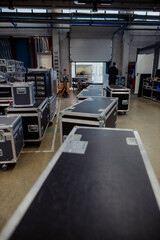 Event Logistics Essentials: From Cases to Rigging, truck loading, Event Logistic, event stock, rigging roll cases,flight cases