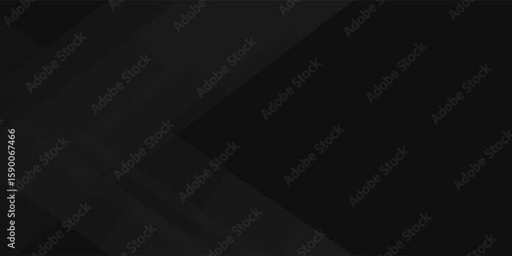 Poster abstract black banner design background with diagonal geometric overlay layers. modern square shape 