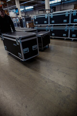 Event Logistics Essentials: From Cases to Rigging, truck loading, Event Logistic, event stock, rigging roll cases,flight cases