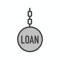 Student Loan Debt Forgiveness Icon - Debt Burden Images