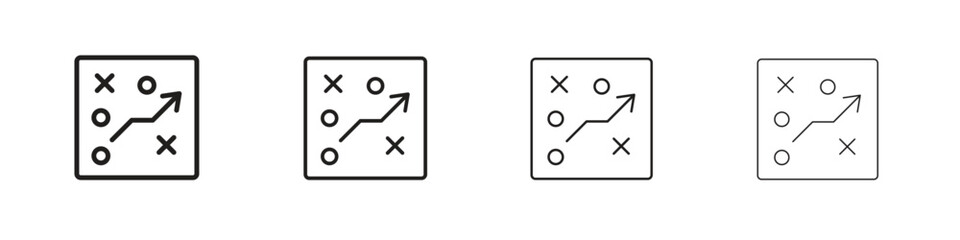 Tactical icon collection. Vector illustration EPS10.