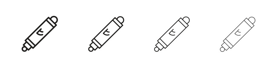 Mezuzah icon collection. Vector illustration EPS10.