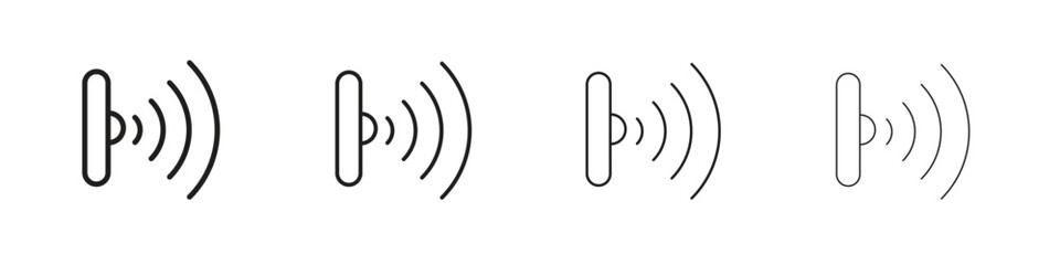 Infrared icon collection. Vector illustration EPS10.