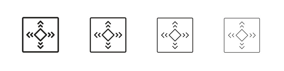 Flexibility icon collection. Vector illustration EPS10.