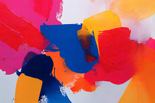 Abstract background with colorful paint