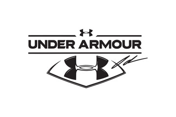 Under armor silhouette on white background.01