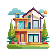 Modern house building