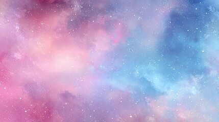 Pink Blue Purple Galaxy Cosmic Background