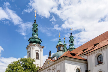 Die Basilika Mari&auml; Himmelfahrt im Strahov-Kloster, Prag, Tschechische Republik