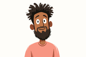 African American man smiling in casual attire with a friendly expression  
