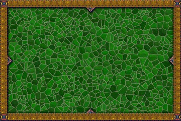 Detailed frame for graphic design backgrounds.