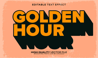 Retro classic text effect, editable text effect and vintage 3d font style bold shadow oldschool poster design