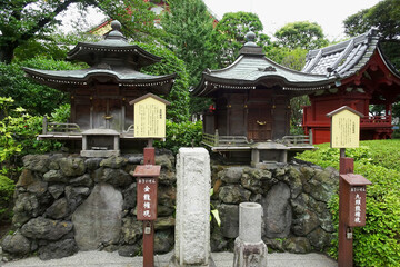 日本：浅草寺【浅草観音】金龍権現と九頭龍権現／東京都江東区